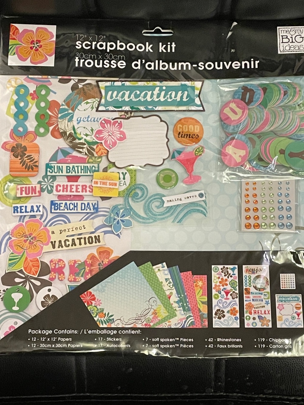 Me & My Big Ideas Vacation Scrapbook Kit-NWT